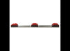 IDENTIFICATION ID CLEARANCE LIGHT BAR FOR TRAILERS OVER 80" WIDE, SUBMERSIBLE, RED, 9 LEDS
