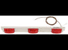 RED LED 9 DIODE IDENTIFICATION ID CLEARANCE LIGHT BAR, TRAILERS OVER 80" WIDE, SUBMERSIBLE
