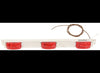 RED LED 9 DIODE IDENTIFICATION ID CLEARANCE LIGHT BAR, TRAILERS OVER 80" WIDE, SUBMERSIBLE