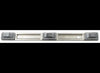 3 LIGHT IDENTIFICATION ID CLEARANCE BAR, TRAILERS OVER 80" WIDE, SUBMERSIBLE, CLEAR, INCANDESCENT