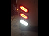 10 DIODE CLEAR OVAL TRAILER LED WHITE LIGHT, REVERSE, SUBERSIBLE, 6-1/2"X2-1/8"