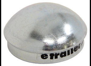FULTON DUST GREASE CAP - 2.333" O.D. - 1.281" TALL, DRIVE IN, SOLID HUB CAP.