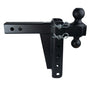 BULLETPROOF HITCHES 2-BALL MOUNT FOR 2" HITCH, 6" DROP, 6" RISE - 14K