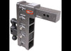 GEN-Y ADJUSTABLE 2-BALL MOUNT W/ STACKED RECEIVERS, 2-1/2" HITCH, 12" DROP OR RISE, 21K