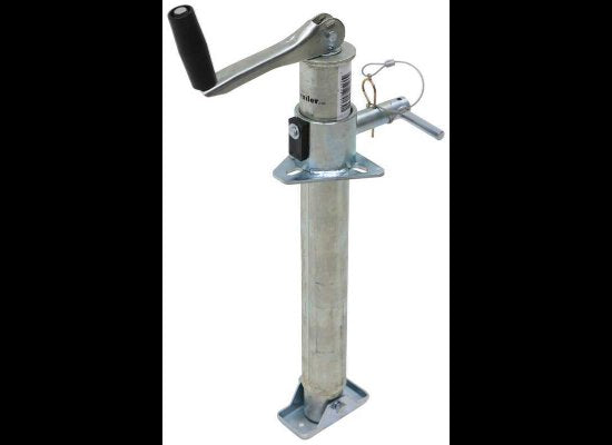 ULTIMATE TRAILER JACK, A-FRAME, TOPWIND, 27-1/2" LIFT, 2K LIFT, 3K SUPPORT.