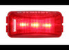 2-1/2" X 1-3/16" LED CLEARANCE AND SIDE MARKER LIGHT - SUBMERSIBLE - 3 DIODE, RED LENS