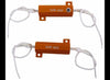 DIAMOND LOAD RESISTOR KIT FOR LED TURN SIGNALS - 50 WATT, 6 OHMS, QTY - 2