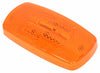 4"X2" RECTANGLE LED CLEARANCE OR SIDE MARKER, 3 DIODE, WHITE BASE, AMBER LENS