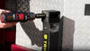 TRAILER VALET JXS DRILL POWERED DROP LEG JACK W/ FOOTPLATE, SIDEWIND/SIDEMOUNT 7K