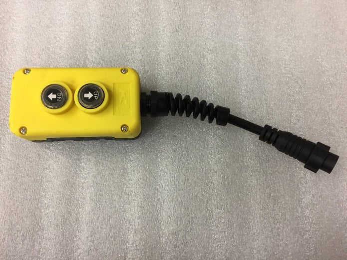 KTI DUMP TRAILER 2 BUTTON CONTROLLER, REMOTE, CONTROL, WITH 10" PENDANT, 4 PIN CONNECTOR