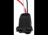 OPTRONICS LED 3-WIRE PLUG WITH RESISTOR, MALE & FEMALE PINS, PL-3, 10" LEAD