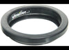 4" ROUND LIGHT FLUSH MOUNT - GROMMET RECESSED LIGHT, BLACK PVC, RUBBER