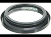 4" ROUND LIGHT FLUSH MOUNT - GROMMET RECESSED LIGHT, BLACK PVC, RUBBER