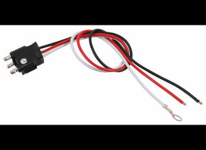 3-WIRE PIGTAIL FOR TRAILER LIGHTS, PL-3, 10" LEAD, STRAIGHT PLUG