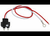 2-WIRE STRAIGHT PLUG, PIG TAIL FOR TRAILER LIGHT, PL-3, 10" LEAD, 2-PLUG