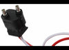 2-WIRE STRAIGHT PLUG, PIG TAIL FOR TRAILER LIGHT, PL-3, 10" LEAD, 2-PLUG
