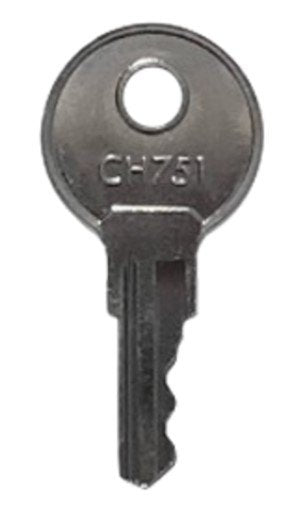 CH751 RV CAMPER BAGGAGE, LUGGAGE, COMPARTMENT DOOR KEY, STANDARD