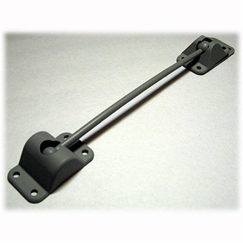 10" BALL STYLE DOOR HOLD BACK, KEEPER, HOLDBACK - GRAY PLASTIC, BALL HANDLE