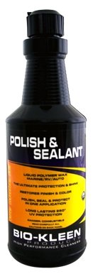 BIO-KLEEN POLISH & SEALANT - BOAT WAX - RV WAX, ALL IN ONE 16oz