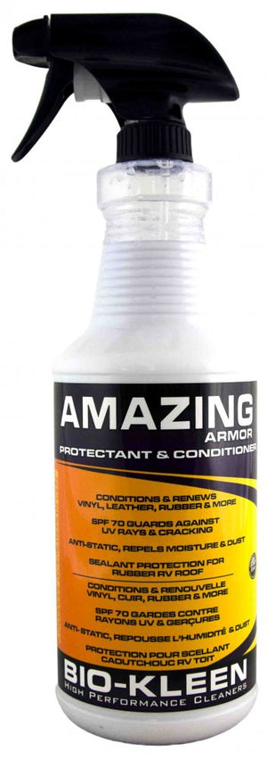 BIO-KLEEN AMAZING ARMOR - CONDITIONER - BOAT VINYL PROTECTANT 32oz