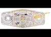 MINI AMBER LED CLEARANCE OR SIDE MARKER LIGHT, 3 DIODE, CLEAR LENS 2-1/2"Lx1-1/8"W