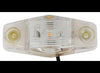 MINI AMBER LED CLEARANCE OR SIDE MARKER LIGHT, 1 DIODE, CLEAR LENS 2-1/2"Lx1-1/8"W