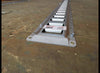 E-TRACK POLY PLASTIC END CAP, COVER GRAY