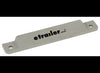 E-TRACK POLY PLASTIC END CAP, COVER GRAY