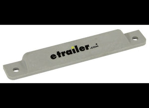 E-TRACK POLY PLASTIC END CAP, COVER GRAY