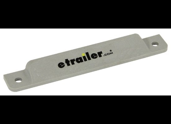E-TRACK POLY PLASTIC END CAP, COVER GRAY