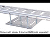 E-TRACK BACKING PLATE W/HARDWARE, GALVANIZED STEEL 6"X6" E TRACK , X-TRACK