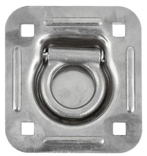 6K D-RING STAINLESS STEEL RECESSED RING, STRAP, BUYERS - WITHOUT BACKING PLATE