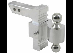 ANDERSEN RAPID HITCH - ADJUSTABLE ALUMINUM BALL MOUNT KIT - 1-7/8" , 2" BALL, 2" HITCH, 5-1/2" DROP