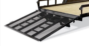 SURE-TRAC UTILITY TRAILER RAMP GATE 7'X5' TUBE WITH REINFORCED LADDER GATE
