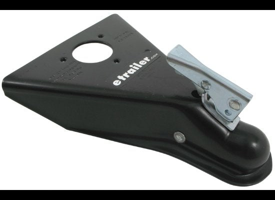2" A-FRAME COUPLER WELD ON, BLACK, 5,000lbs, TOP LATCH