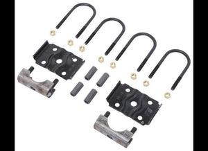 DEXTER TRAILER SPRING OVER - UNDER CONVERSION KIT - LIFT KIT FOR 2-3/8" ROUND AXLES - 1 AXLE