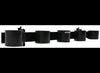 BROPHY 5 SLOT TOOL RACK FOR E-TRACK OR X-TRACK - BLACK POWDER COATED STEEL