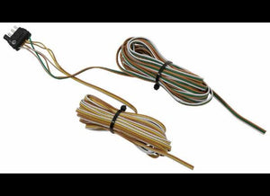 25' 4-WAY 4-FLAT TRAILER ELECTRICAL HARNESS, 4 WAY , 4 PIN , 25' GROUND CABLE