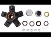 IDLER HUB ASSEMBLY - 5 ON 4.5 5X4.5, FOR 3.5K AXLES, #84 SPINDLE, 1/2" STUDS