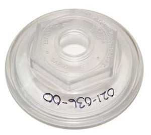 DEXTER REPLACEMENT OIL CAP, THREADED, CLEAR, 9K-15K 3.984" O.D