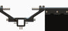 BULLETPROOF HITCHES ADJUSTABLE MUD FLAP SYSTEM FOR 2", 2-1/2" AND 3" HITCHES, ROCK GUARD - MATTE