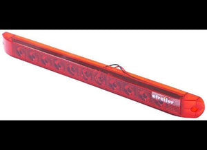 STREAMLINE LED TRAILER TAIL LIGHT STT, 11 DIODE - RED LENS 17"X1-3/8"X1"