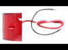 GLOLIGHT THINLINE LED TRAILER TAIL LIGHT STT, 28 DIODE - RED LENS 17"X1-3/8"X1"