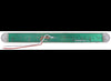 THINLINE LED UTILITY BAR , REVERSE , WHITE, 11 DIODES - CLEAR LENS 15"X1-3/8"