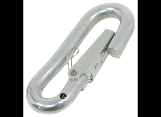 CURT HOOK WITH SPRING LOADED SAFETY LATCH FOR SAFETY CHAIN AND CABLE - 7/16" , 5000lbs