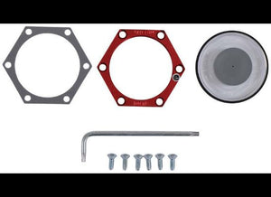 VALCRUM UNIVERSAL OIL HUB CAP REDRESS KIT - LENS, GASKETS, LENS RETAINER, VENT PLUG AND SCREWS