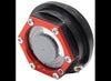 VALCRUM THREADED ALUMINUM OIL BATH OR GREASE CAP FOR 6K TO 8K AXLES - BLACK