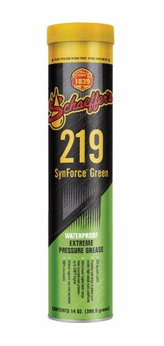 SCHAEFFER 219 SYNFORCE GREEN WATERPROOF GREASE - 14 OZ TUBE