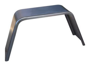 JEEP STYLE ALUMINUM SINGLE AXLE FENDER, SMOOTH - 10"X32"X19"