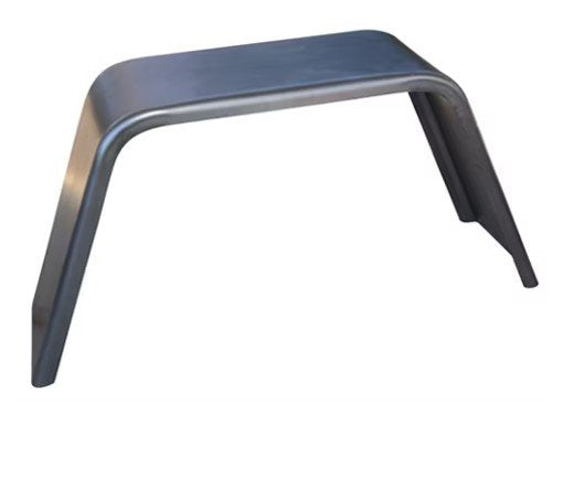 JEEP STYLE ALUMINUM SINGLE AXLE FENDER, SMOOTH - 10"X36"X19"